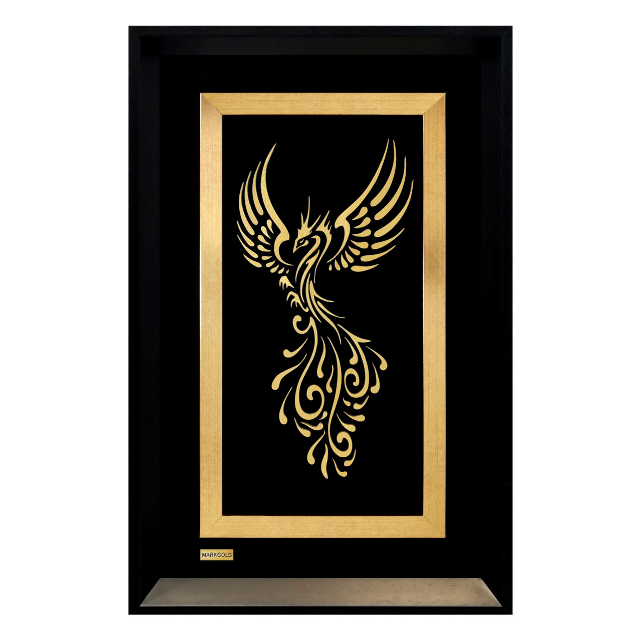 خرید تابلو طلاکوب مارک گلد طرح سیمرغ کد TSH70