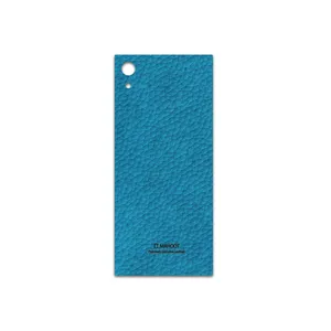 MAHOOT Blue-Leather Cover Sticker for Sony Xperia XA1