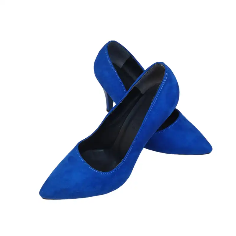 کفش زنانه مدل استلتو فرهاد2 سوییت رنگ آبی کاربنی