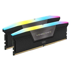 رم دسکتاپ DDR5 دو کاناله 6000 مگاهرتز CL38 کورسیر مدل VENGEANCE RGB ظرفیت 64 گیگابایت