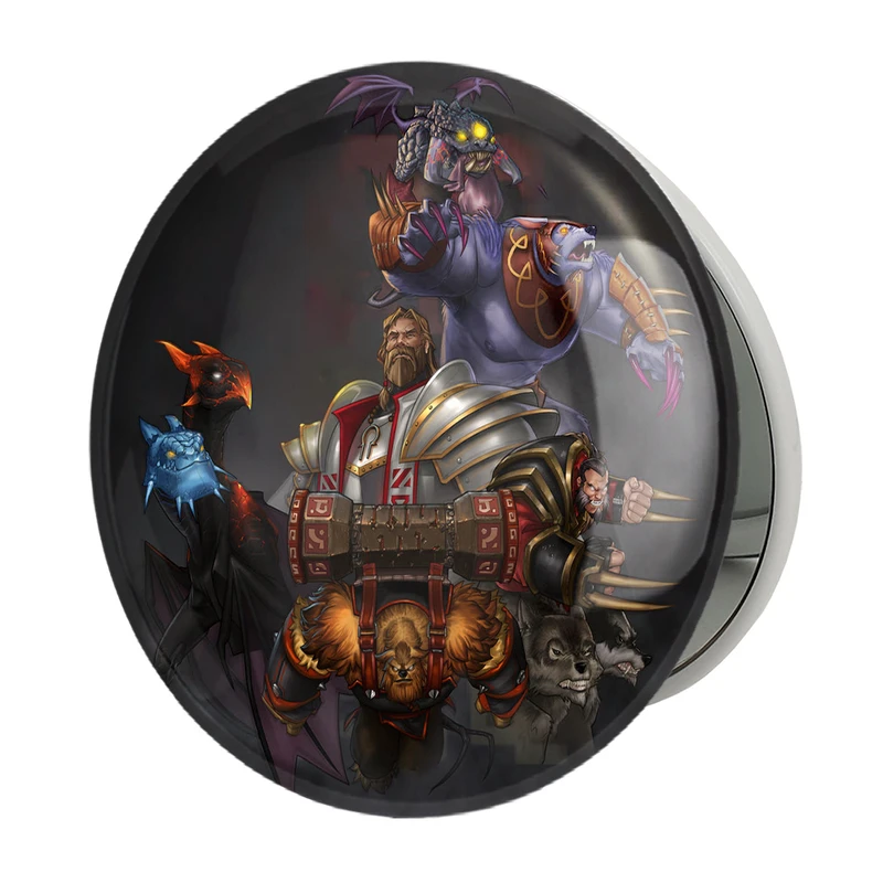 آینه جیبی خندالو طرح بازی دوتا (Dota 2) مدل تاشو کد 31425