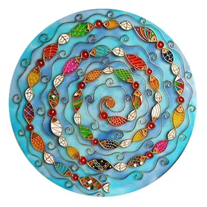 دیوارکوب مدل بشقاب طرح ماهی کد 12