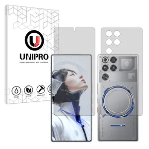 UNIPRO Hydrogel model Matte Screen Protector for ZTE nubia RedMagic 11 Pro (Global) mobile phone along with the back protector