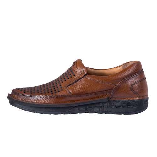 کفش روزمره مردانه مدل تابستانی رنگ عسلی