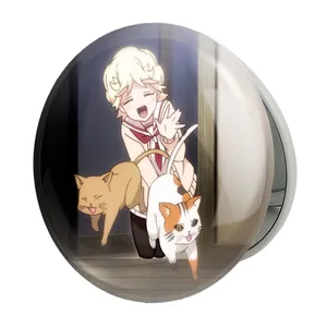 آینه جیبی خندالو طرح میچیرو انیمه نانای بی استعداد مدل تاشو کد 23788 