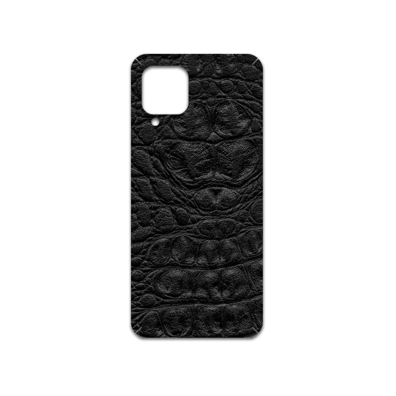 برچسب پوششی ماهوت مدل Black-Crocodile-Leather مناسب برای گوشی موبایل سامسونگ Galaxy F22
