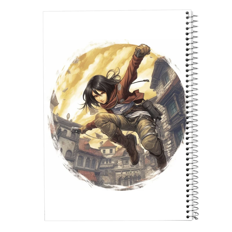 دفتر ژورنال نویسی 50 برگ مدوپد مدل نقطه ای طرح Attack on Titan کد DF10418