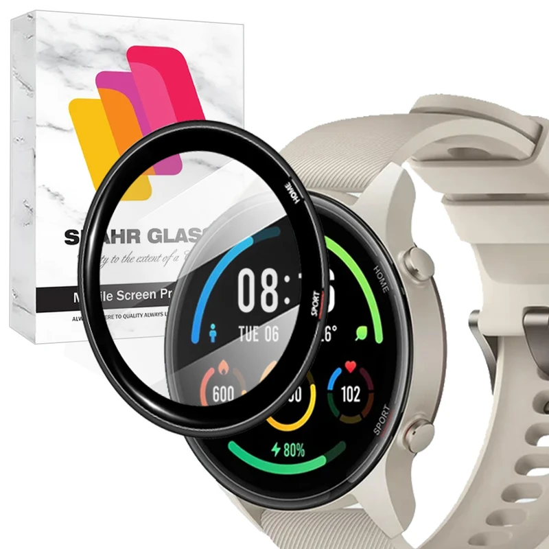 محافظ صفحه نمایش شهر گلس مدل SWPM مناسب برای ساعت هوشمند شیائومی Mi Watch Color Sport