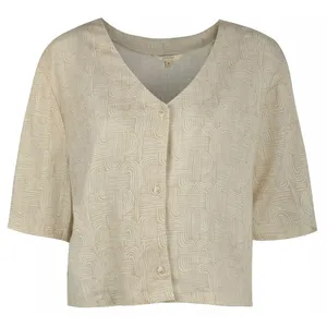 شومیز آستین کوتاه زنانه جوتی جینز مدل یقه هفت کد 203027