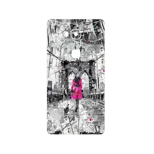 MAHOOT Collage of Catwalk Bridge Cover Sticker for Honor 5X