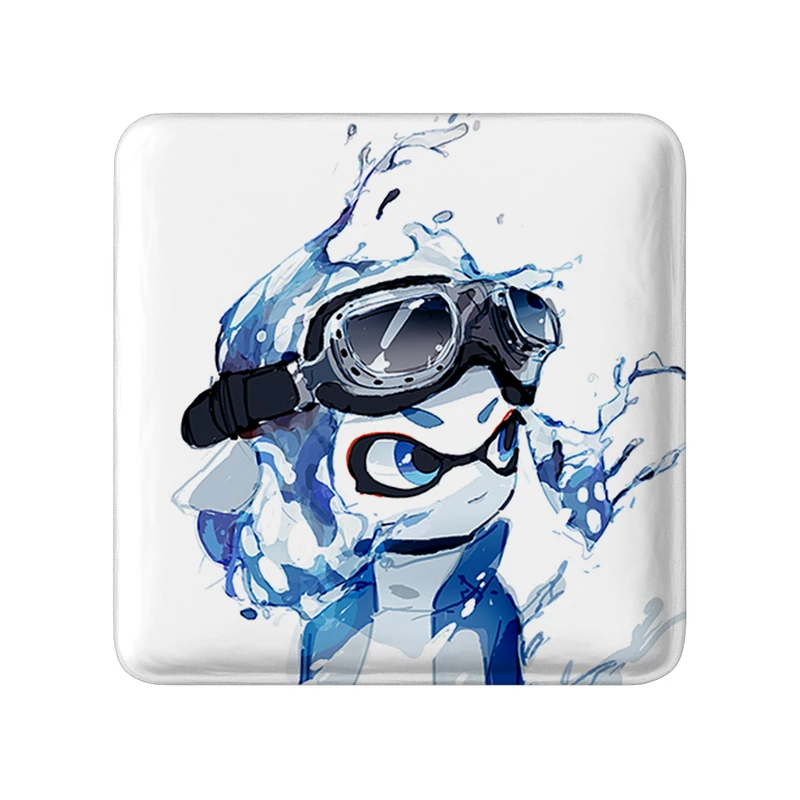 پیکسل خندالو طرح بازی اسپلاتون (Splatoon) مدل مربعی کد 33314