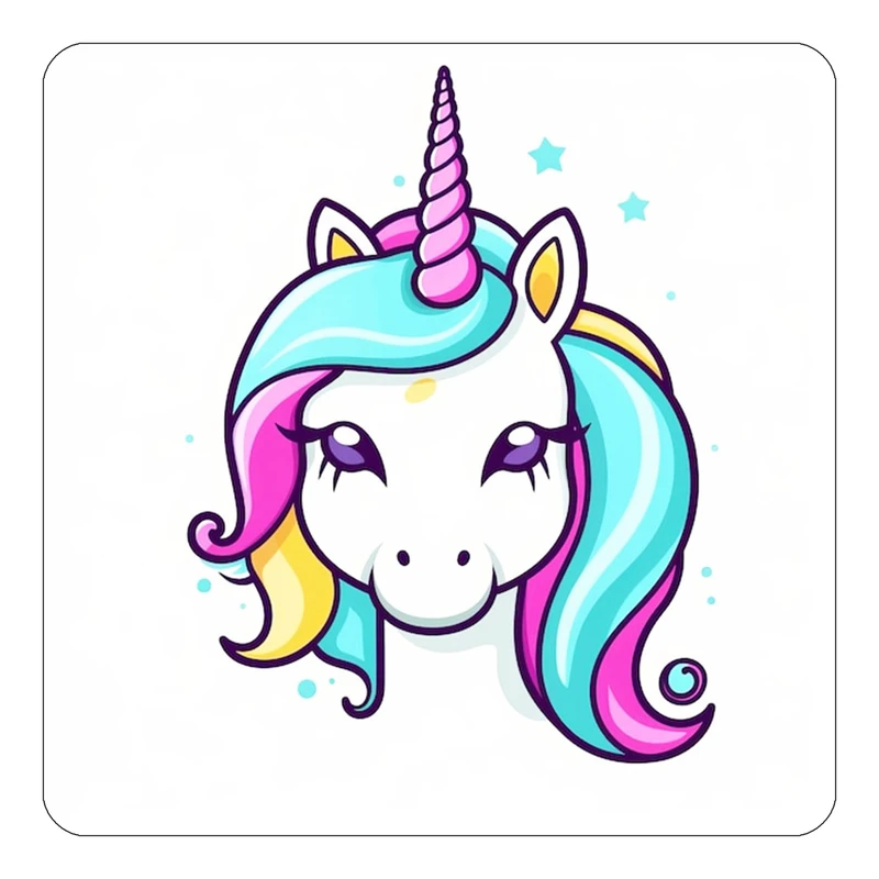 مگنت کاکتی طرح اسب تک شاخ و یونیکورن مدل mp31276