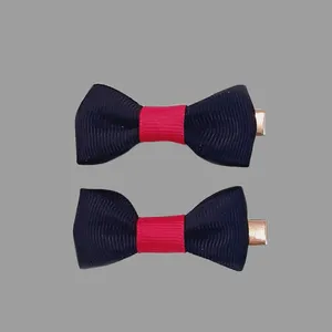 گیره مو دخترانه مدل پاپیون مجموعه 2 عددی