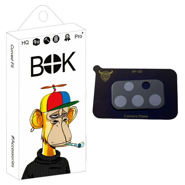 محافظ لنز دوربین بوک مدل 3D Carbon مناسب برای گوشی موبایل سامسونگ Galaxy A53