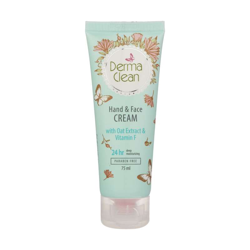 کرم دست و صورت درماکلین حاوی عصاره جو دوسر حجم 75 میلی لیتر