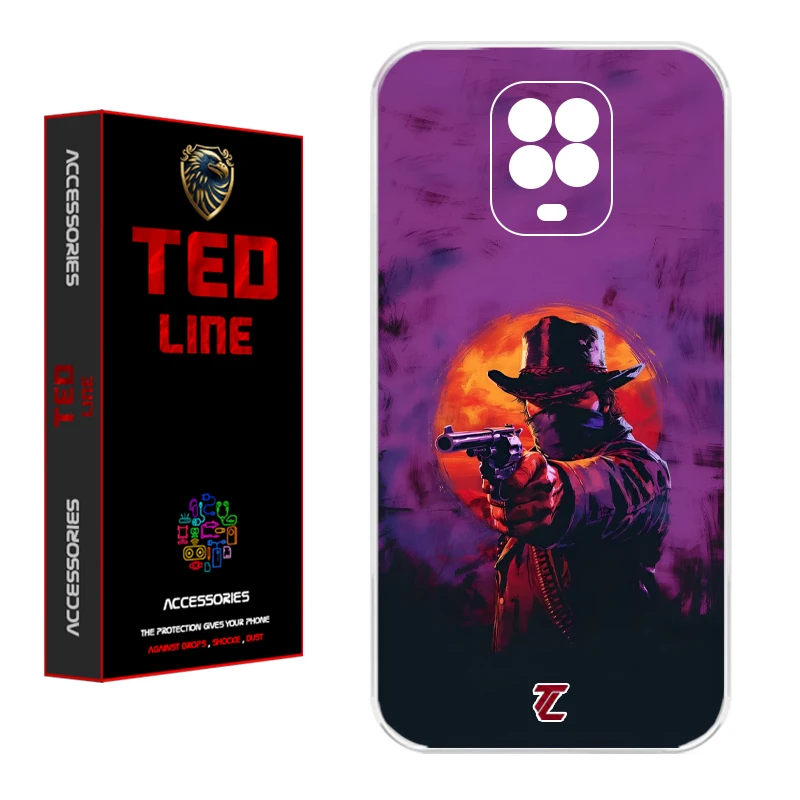 کاور تدلاین طرح رد دد ریدمپشن کد 1195 مناسب برای گوشی موبایل شیائومی Redmi Note 9S / Note 9 Pro