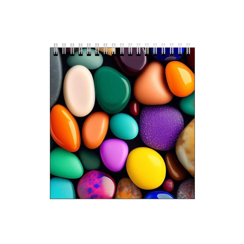 دفتر طراحی طرح سنگ های رنگی کد 7208747