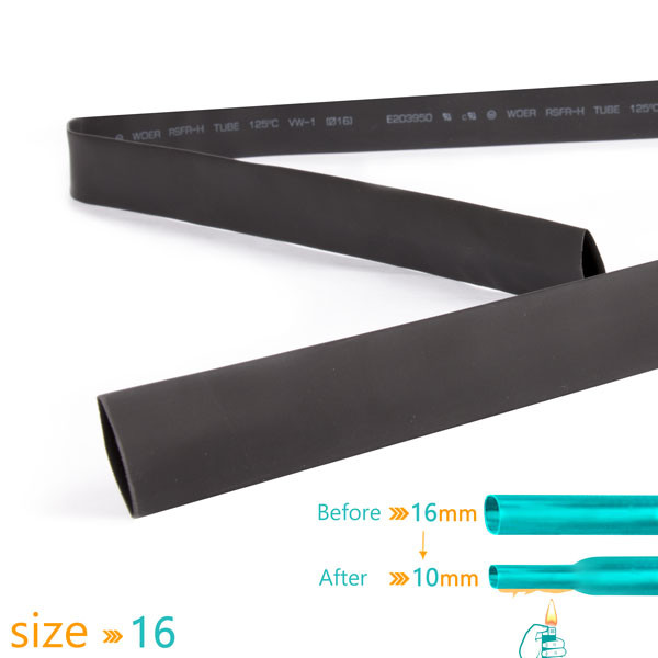 وارنیش حرارتی وو ار مدل BLK-16mm طول 1 متر