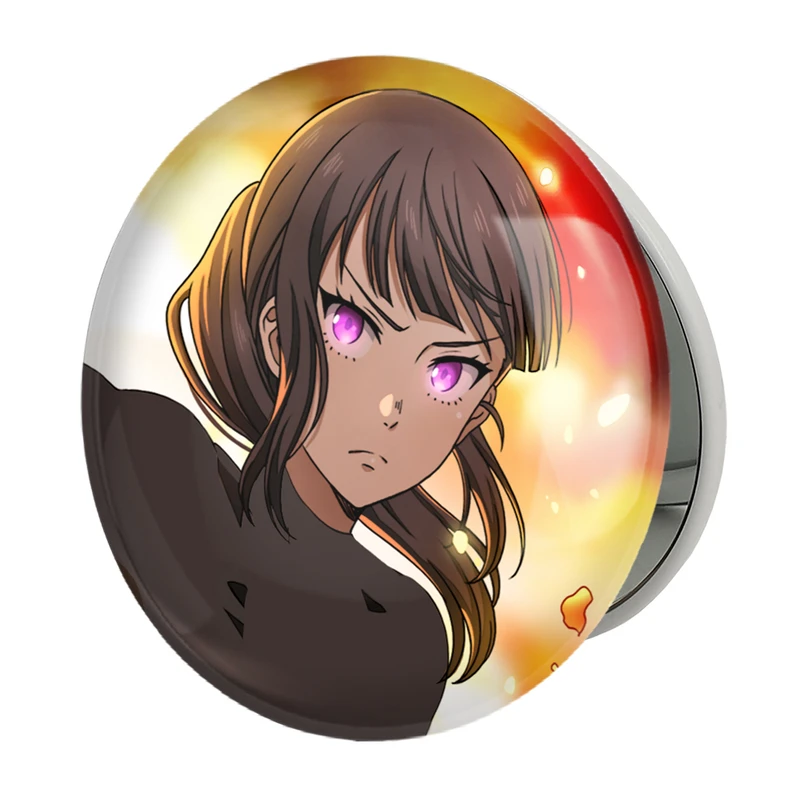 آینه جیبی خندالو طرح ماکی انیمه نیروی آتش مدل تاشو کد 32269