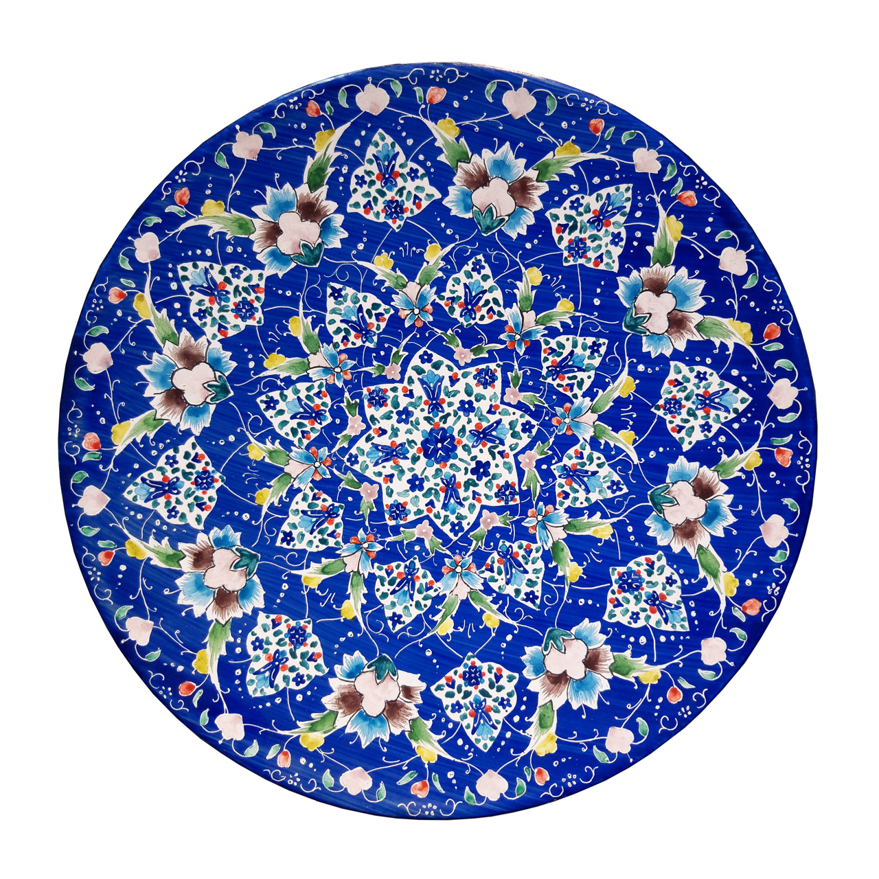 بشقاب میناکاری مدل گل پرداز کد 20855
