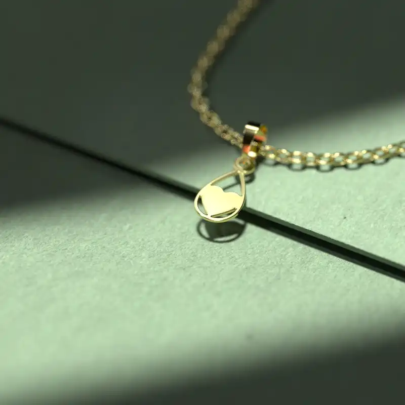 گردنبند طلا 18 عیار زنانه مدوپد مدل هندسی کد CA10102