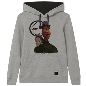 هودی پسرانه 27 مدل انیمیشن روح کد V38 رنگ طوسی