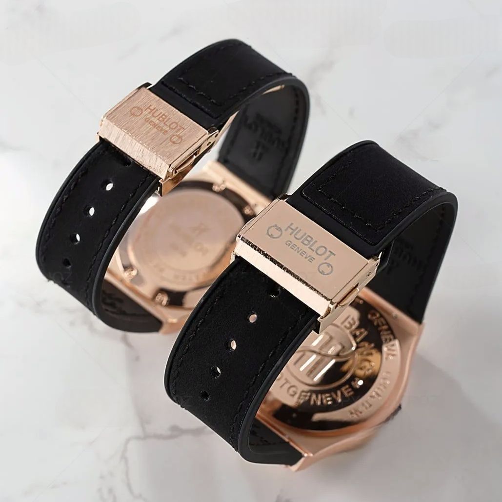 ست ساعت مچی عقربه ای  زنانه و مردانه  مدل تک موتوره کلاسیک کد 3 -  - 5