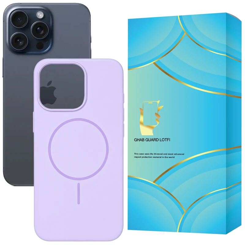 کاور قاب گارد لطفی مدل SILMGSF مناسب برای گوشی موبایل اپل iPhone 15 Pro Max