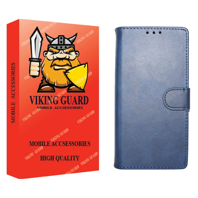 کیف کلاسوری وایکینگ قاب مدل چرمی مناسب برای گوشی موبایل شیائومی Redmi Note 14 4G 