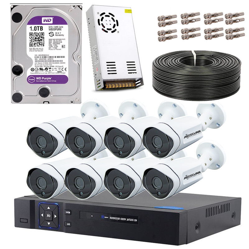 سیستم امنیتی مدل AHD KIT 008 - AXESSLINK