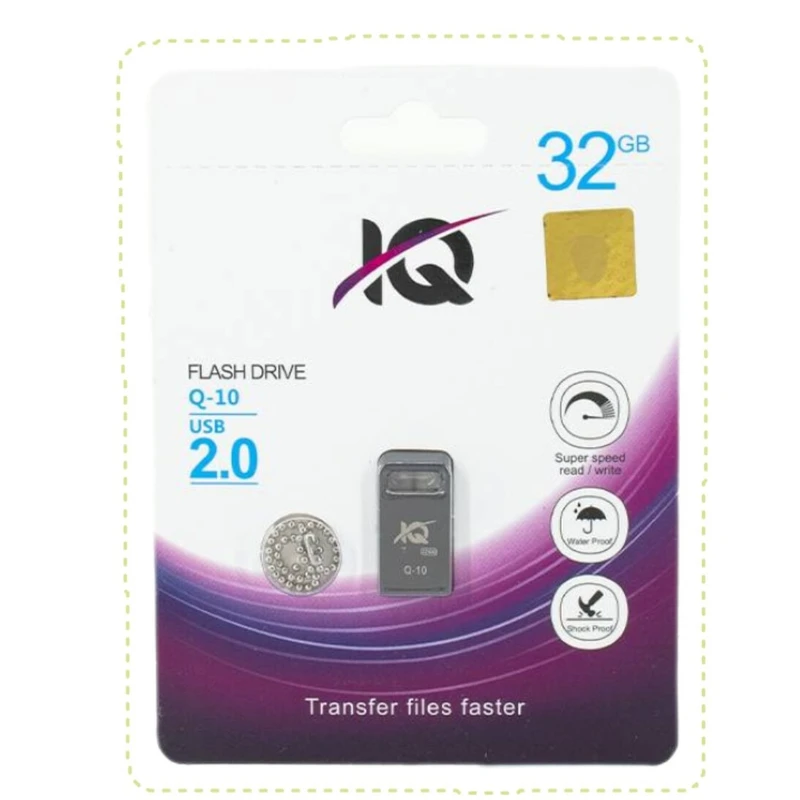 فلش ایکیو مدلQ_10 ظرفیت 32 گیگابایت با رابطUSB