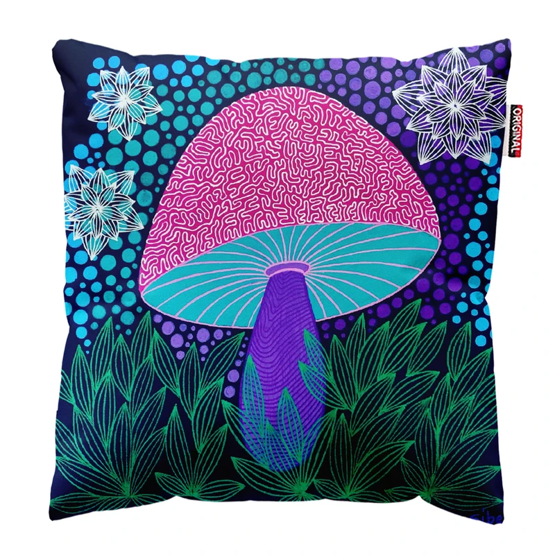 کوسن پاد آفرین مدل فانتزی طرح دریا کد PK403685 سایز 40*40 سانتی متر