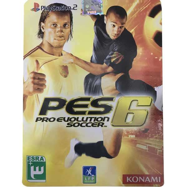 بازی PES6 PRO EVOLUTION SOCCER مخصوص PS2 بازی PES6 PRO EVOLUTION SOCCER مخصوص PS2
