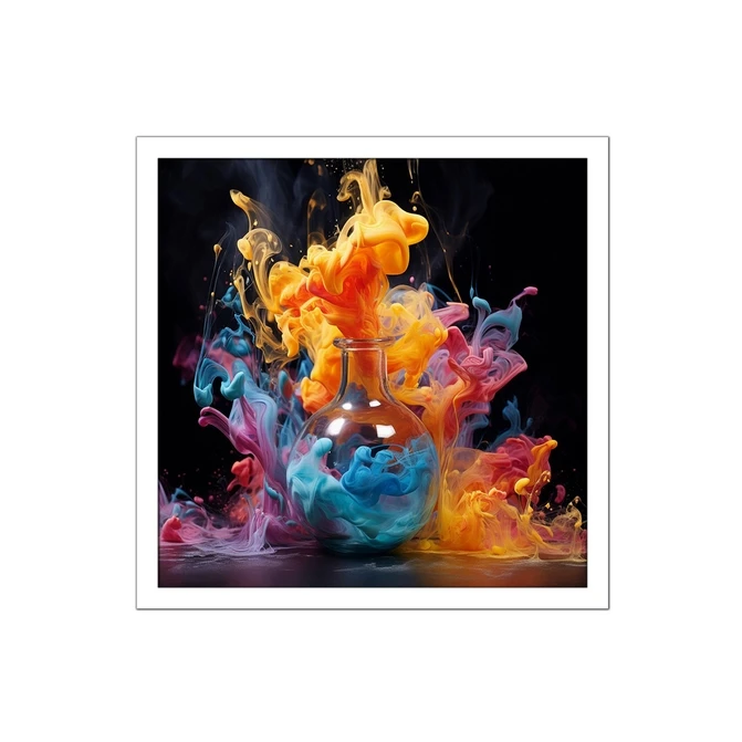 تابلو نوری بکلیت طرح فانتزی بالن آزمایشگاهی مدل W-MID-16093