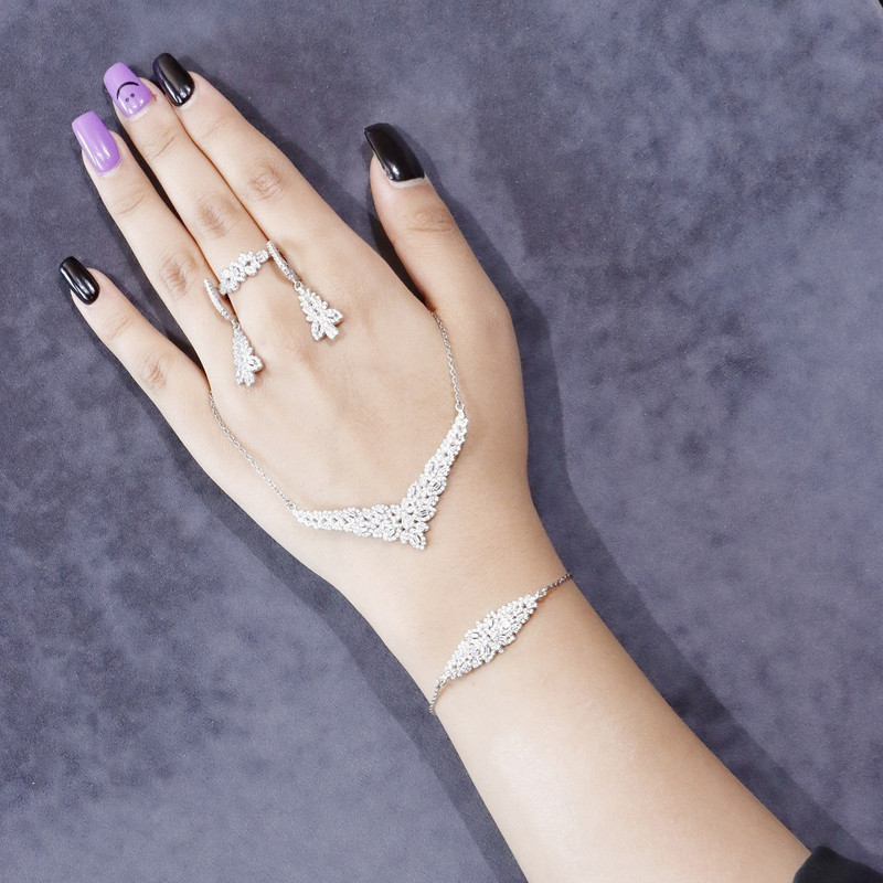 سرویس نقره زنانه جی تی ای مدل 2045