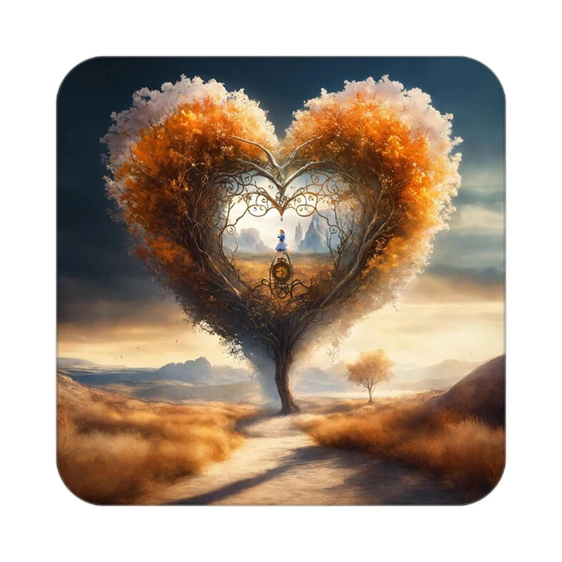 زیر لیوانی کاکتی مدل عاشقانه کد mp11373