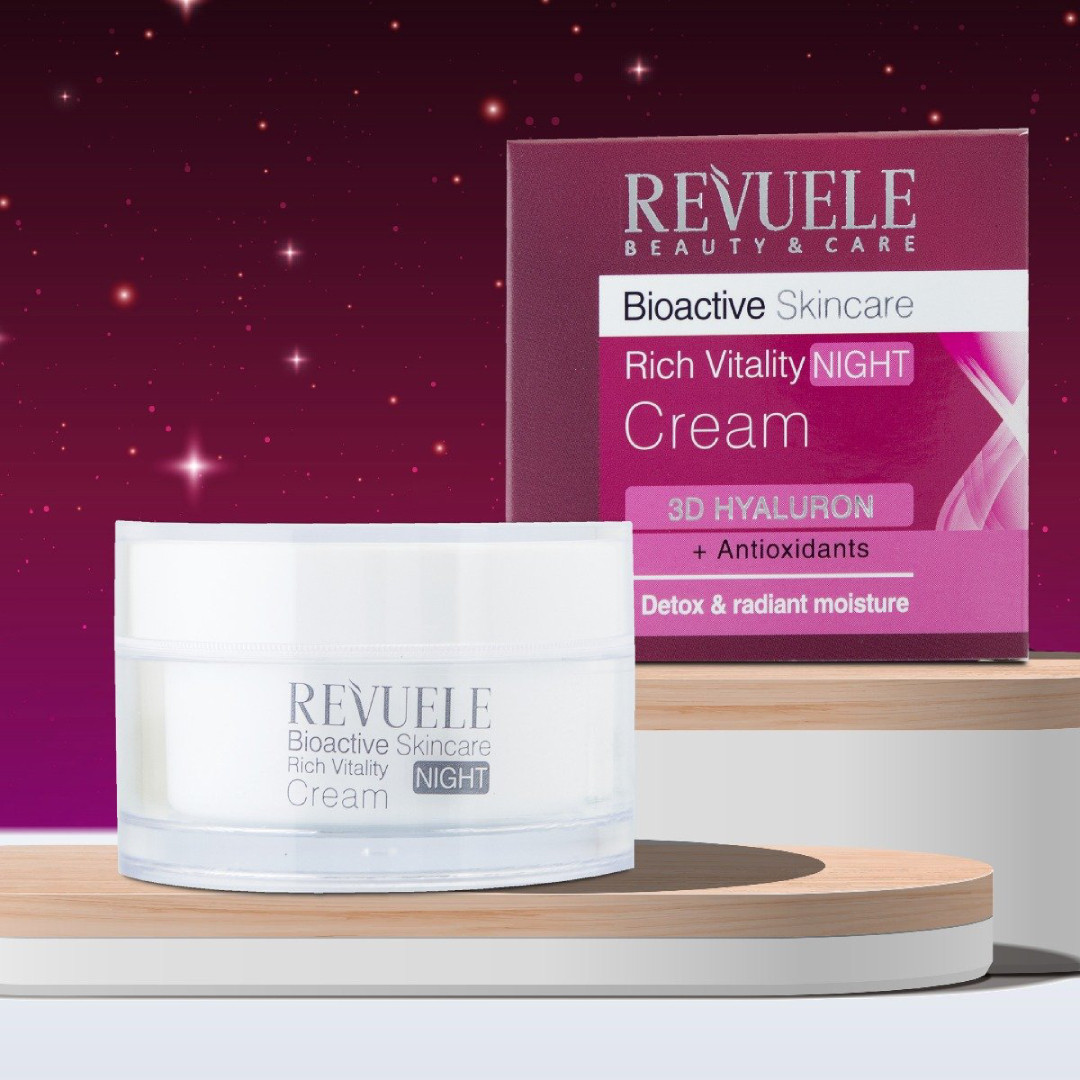 کرم شب جوان کننده رووئله مدل Rich Vitality حجم 50 میلی لیتر کرم شب جوان کننده رووئله مدل Rich Vitality حجم 50 میلی لیتر