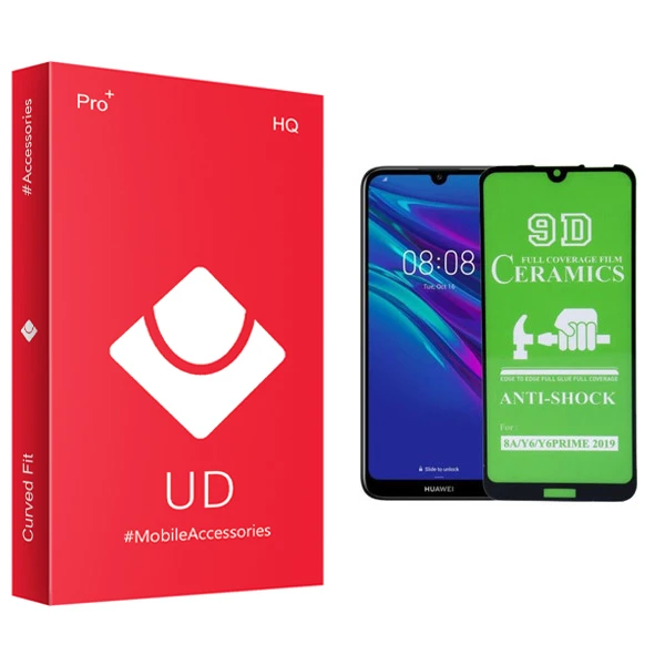 محافظ صفحه نمایش سرامیکی یو دی مدل +PRO مناسب برای گوشی موبایل هوآوی Y6/Y6PRIME 2019