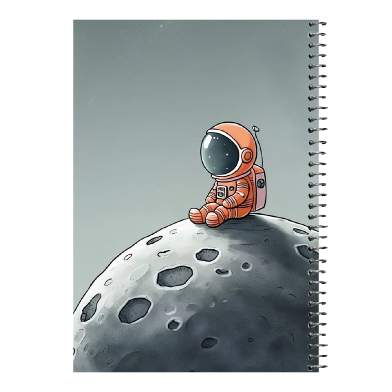 دفتر مشق 80 برگ اس جی مدل فضانورد   