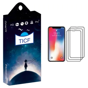 TICF +HD Screen Protector For iPhone X Pack Of 3