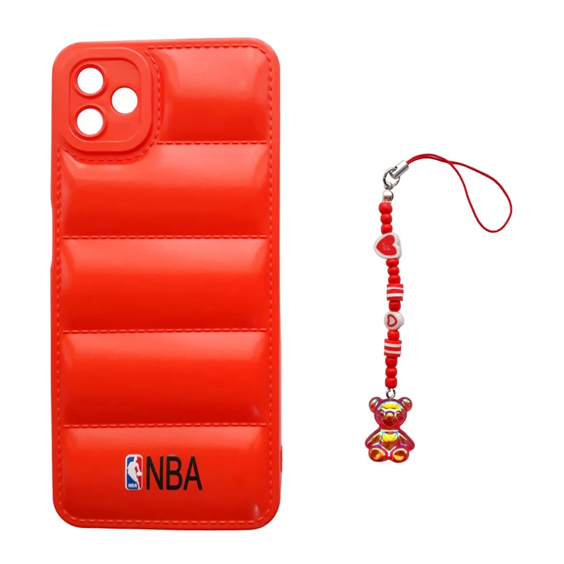 کاور مدل پافر کد A9836 مناسب برای گوشی موبایل سامسونگ Galaxy A04 / A04E به همراه آویز 