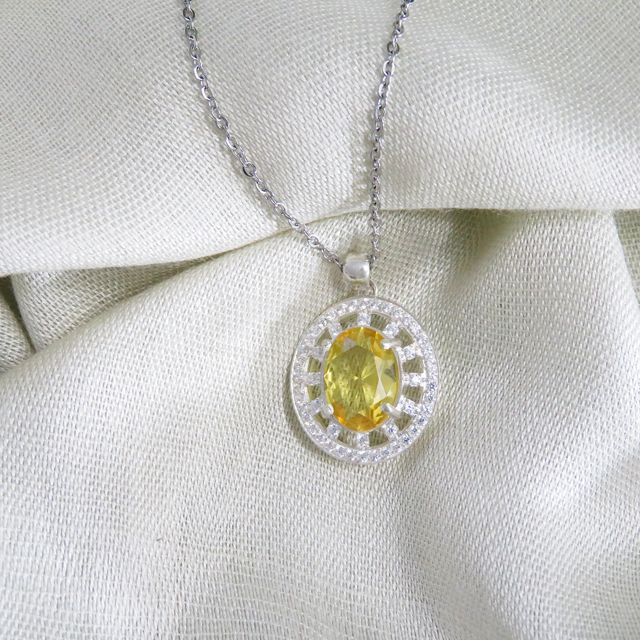 گردنبند نقره زنانه مدل AV176N-S14 C3