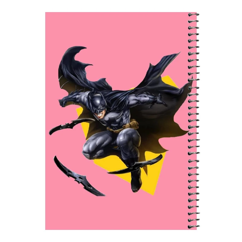 دفتر مشق 80 برگ اس جی مدل بتمن کد ۱    