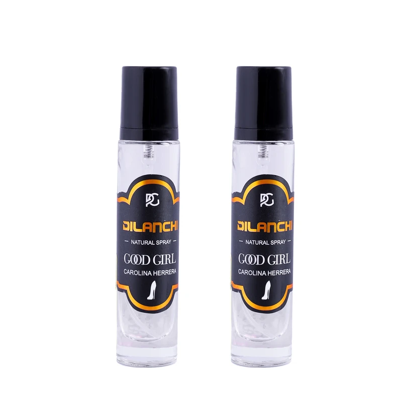 عطر جیبی زنانه دیلانچی مدل گودگرل با رایحه گرم و شیرین حجم 30 میلی‌لیتر مجموعه 2 عددی