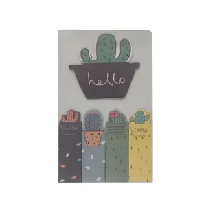 کاغذ یادداشت چسب دار مدل کاکتوس hello کد 04 مجموعه 5 عددی
