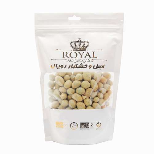 بادام زمینی روکش دار پیاز جعفری رویال - 1000 گرم