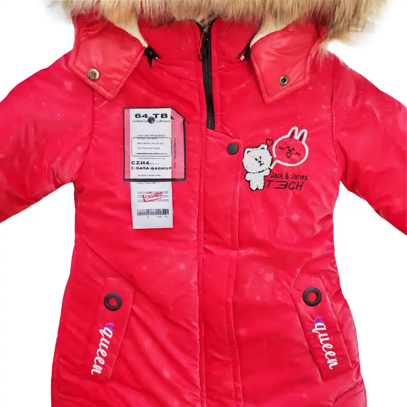 کاپشن دخترانه مدل 00417