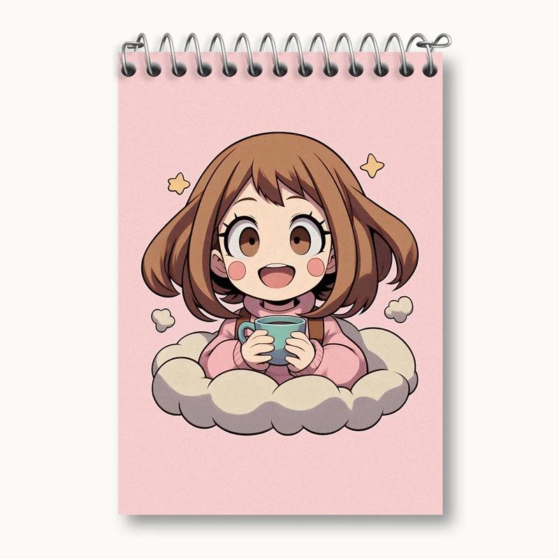 دفتر یادداشت 50 برگ خندالو طرح دخترانه کد N2137