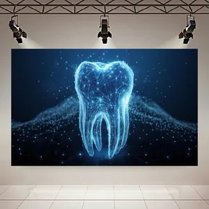 پوستر دیواری طرح دیجیتال مدل دندان کد AR304355