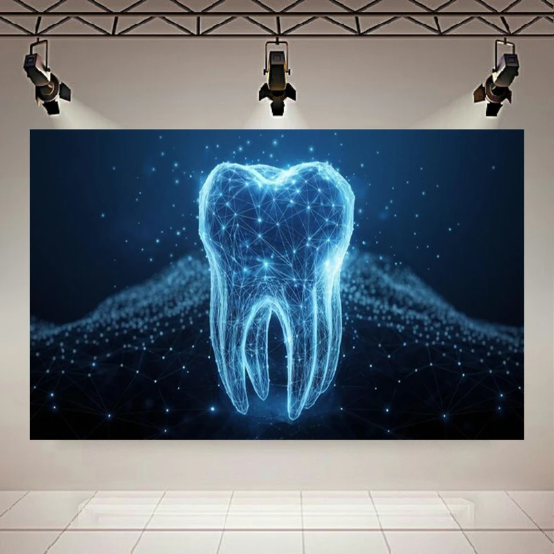 تابلو بوم طرح دیجیتال مدل دندان کد AR304380